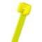 Panduit Cable Tie, 7-1/2 in L, 1.88 in Max Bundle Dia., Yellow, Nylon 6/6, 50 lb Strength, 100 PK PLT2S-C54 - alternate 3
